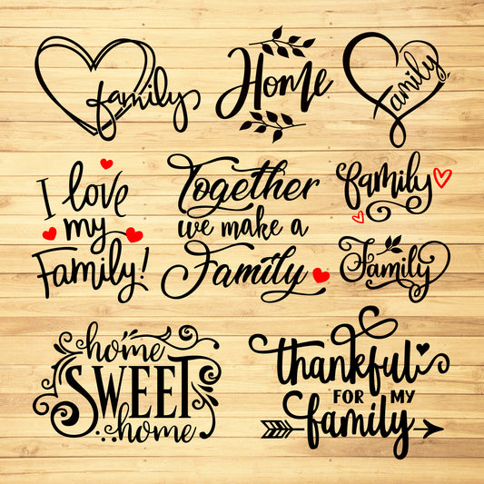 Family - Cricut File - VEKTOR KRAFT