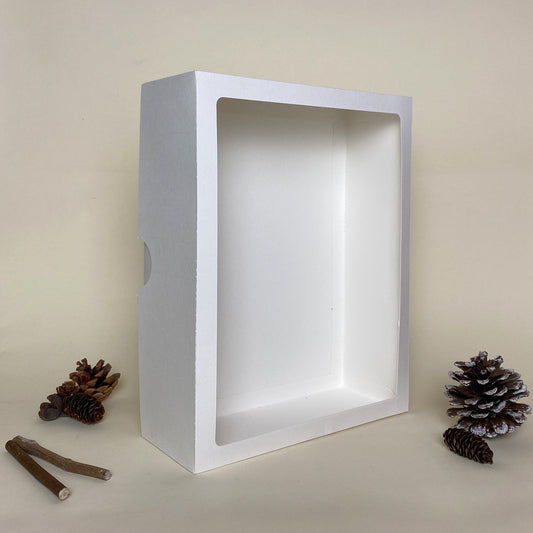 Paper cut light box frame template - Cricut File - 8x10 inches - VEKTOR KRAFT