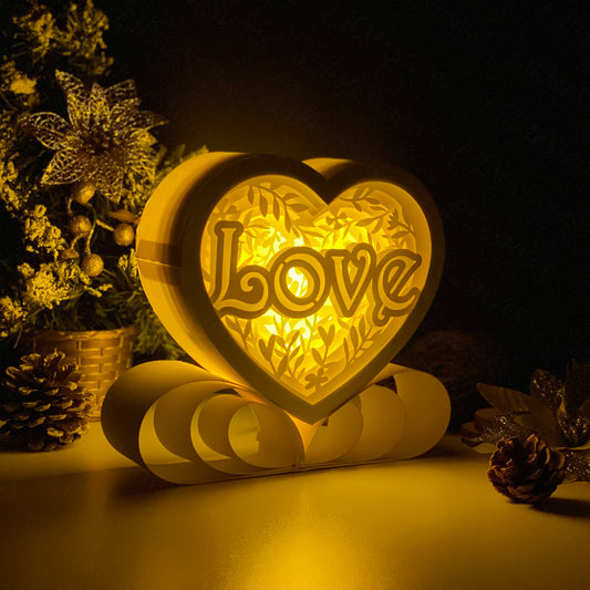 Love – 3D Heart Box 1 File - Cricut File - VEKTOR KRAFT