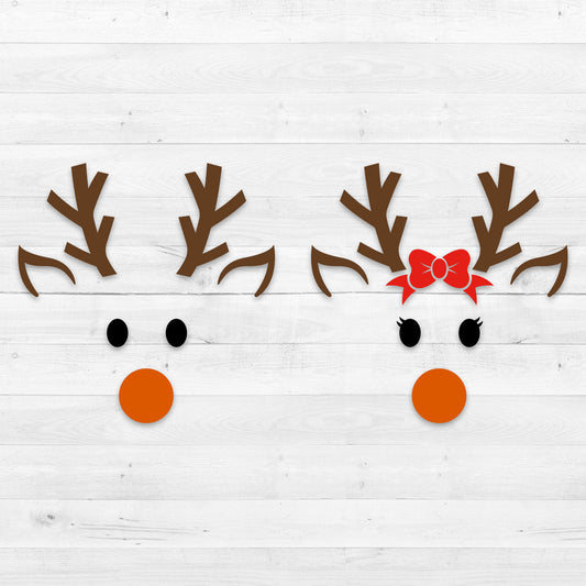 Cute Reindeer - Cricut File - VEKTOR KRAFT