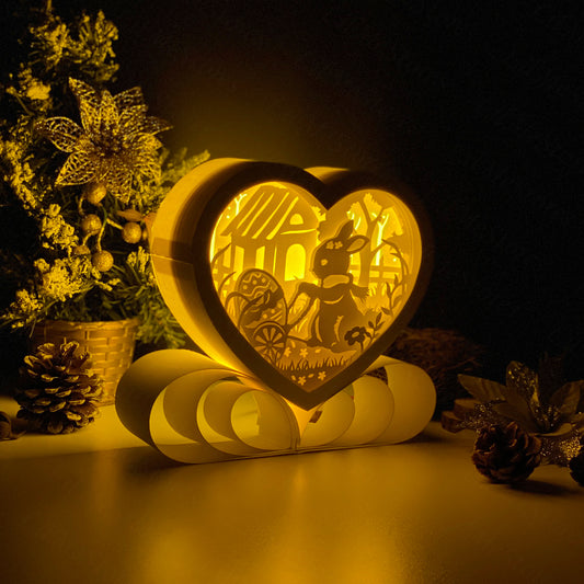 Easter 2 – 3D Heart Box 1 File - Cricut File - VEKTOR KRAFT