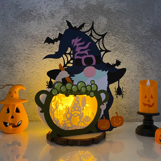Gnome – 3D Box SVG File for Cricut & Silhouette