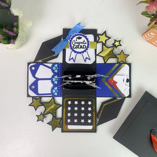 Graduation 2 – 3D Surprise Box File - Cricut File - VEKTOR KRAFT