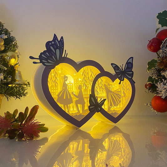 Love – 3D Heart Couple Box File - Cricut File - VEKTOR KRAFT