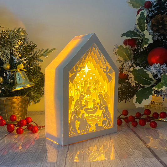 Nativity – 3D Box SVG File for Cricut & Silhouette
