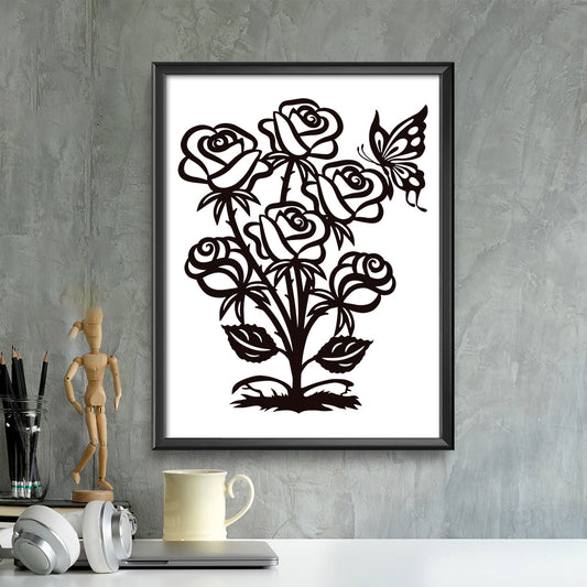 Rose – Kirigami - Cricut File - VEKTOR KRAFT