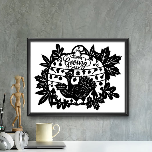 Thanksgiving Day 1 – Kirigami - Cricut File - VEKTOR KRAFT