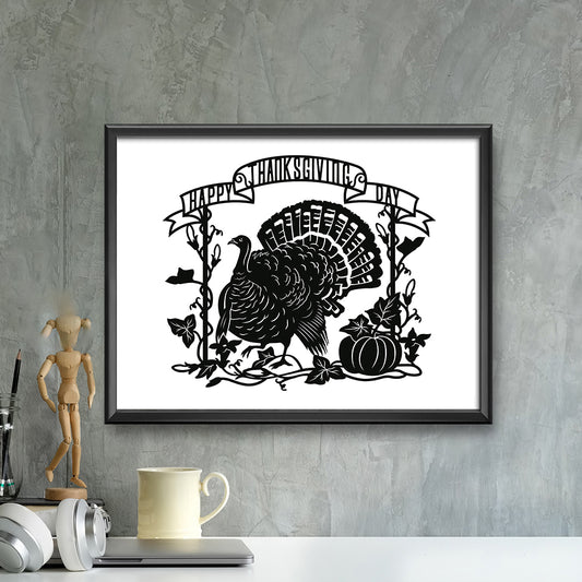 Thanksgiving Day 3 – Kirigami - Cricut File - VEKTOR KRAFT