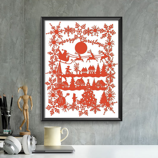 Christmas 16 – Kirigami - Cricut File - VEKTOR KRAFT