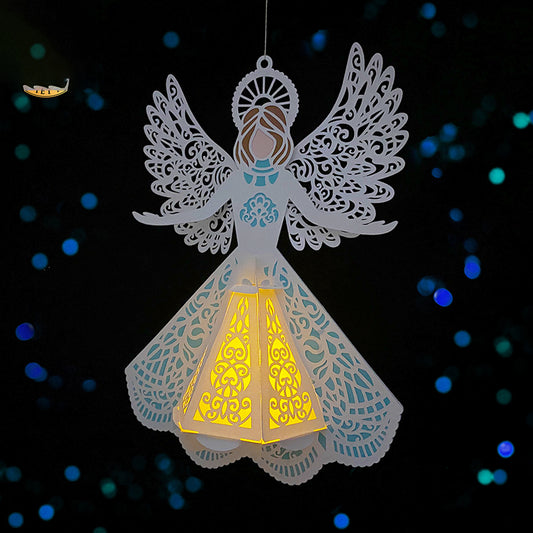 Angel 2 - 3D Lantern Angel File - Cricut File - VEKTOR KRAFT