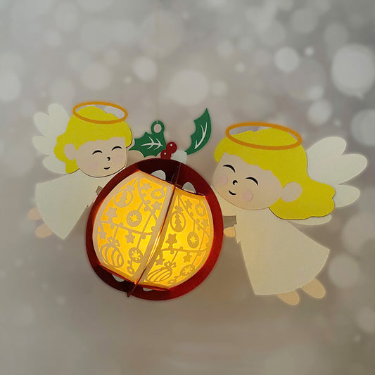 Angel 3 - 3D Lantern Angel File - Cricut File - VEKTOR KRAFT
