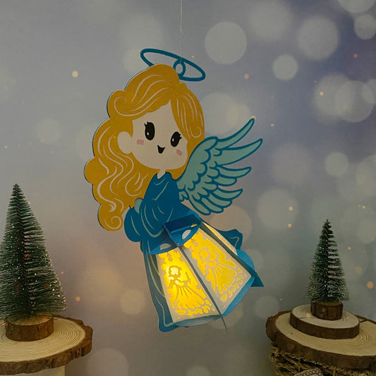 Angel 4 - 3D Lantern Angel File - Cricut File - VEKTOR KRAFT
