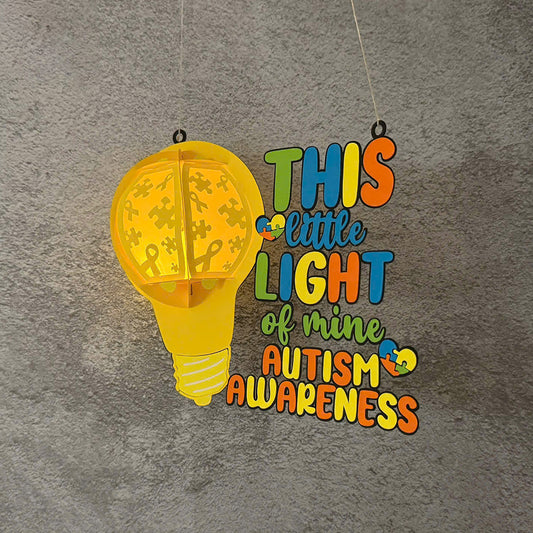 Autism 2 - 3D Lantern Autism File - Cricut File - VEKTOR KRAFT