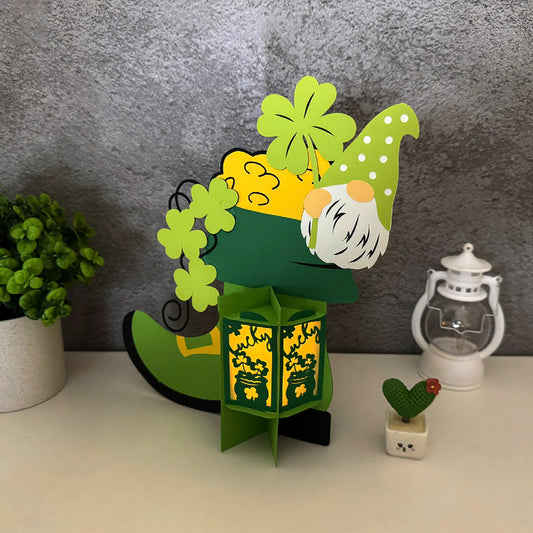 Boot - 3D Lantern St. Patrick's Day Lantern File - Cricut File - VEKTOR KRAFT