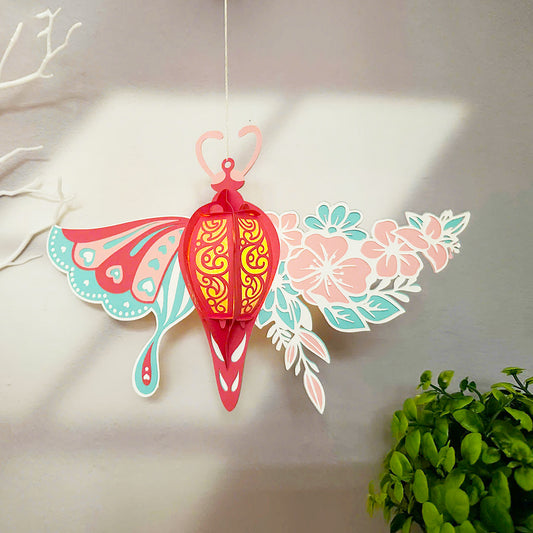 Butterfly Flower 2 - 3D Paper Lantern File - Cricut File - VEKTOR KRAFT