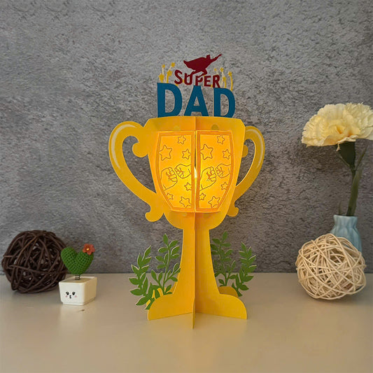 Father's Day - 3D Father Paper Lantern File - Cricut File - VEKTOR KRAFT