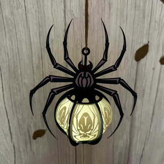 Spider 3 - 3D Halloween Paper Lantern File - Cricut File - VEKTOR KRAFT