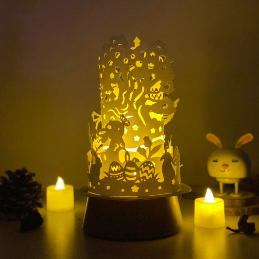 Easter 4 - 3D Dome Lantern File - Cricut File - VEKTOR KRAFT