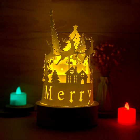 Xmas 4 - 3D Dome Lantern File - Cricut File - VEKTOR KRAFT