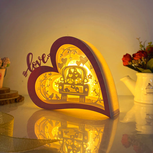 Gnome Love – 3D Love Box File - Cricut File - VEKTOR KRAFT