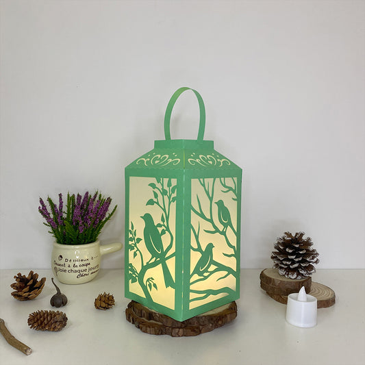 Bird - 3D Paper Lantern File 2 - Cricut File - VEKTOR KRAFT
