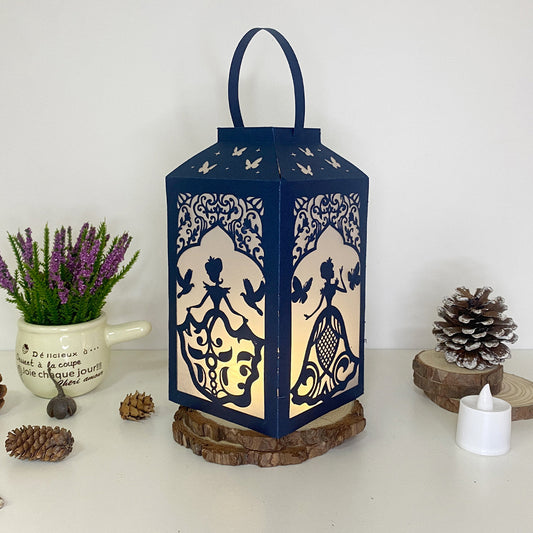 Princess - 3D Paper Lantern File 2 - Cricut File - VEKTOR KRAFT
