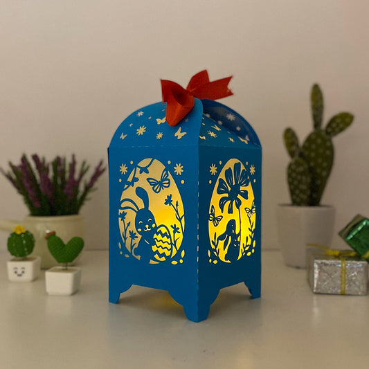 Bunny Easter 2 - 3D Paper Lantern File 3 - Cricut File - VEKTOR KRAFT