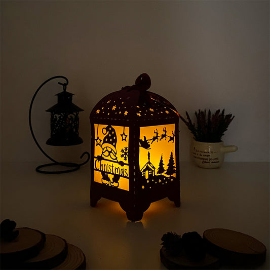 Christmas 4 - 3D Paper Lantern File 3 - Cricut File - VEKTOR KRAFT