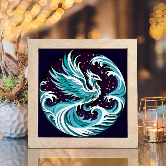 Phoenix – 3D Shadow Box SVG File for Cricut & Silhouette