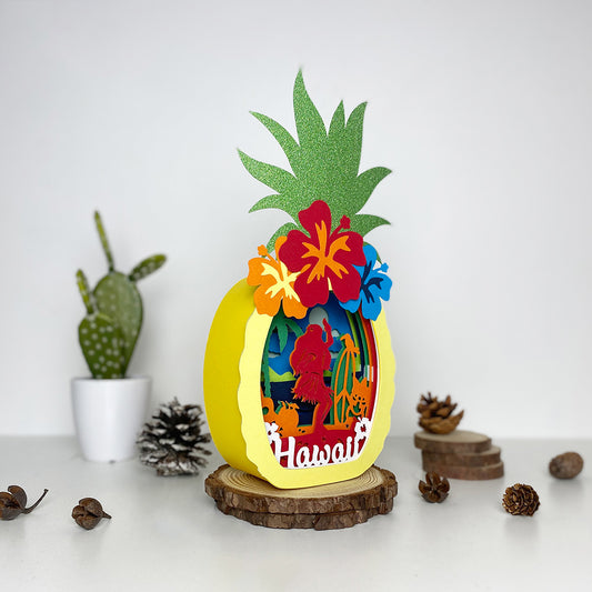 Hawaii 1 – 3D Box SVG File for Cricut & Silhouette