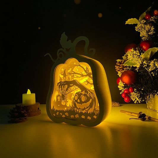 Halloween – 3D Pumpkin Box 2 File - Cricut File - VEKTOR KRAFT
