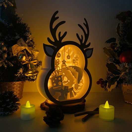 Christmas Bear – 3D Box SVG File for Cricut & Silhouette
