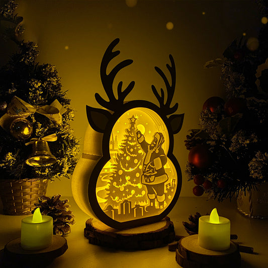 Santa – 3D Box SVG File for Cricut & Silhouette