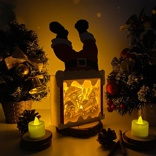 Christmas Gnome 3 – 3D Box SVG File for Cricut & Silhouette