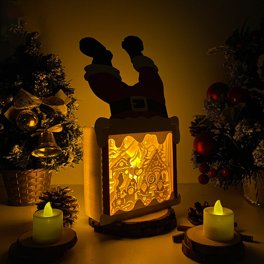 Christmas Gnome 4 – 3D Box SVG File for Cricut & Silhouette