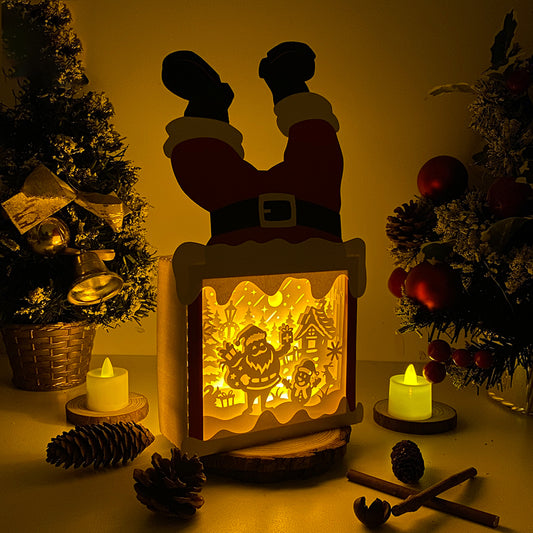 Christmas Santa 2 – 3D Box SVG File for Cricut & Silhouette