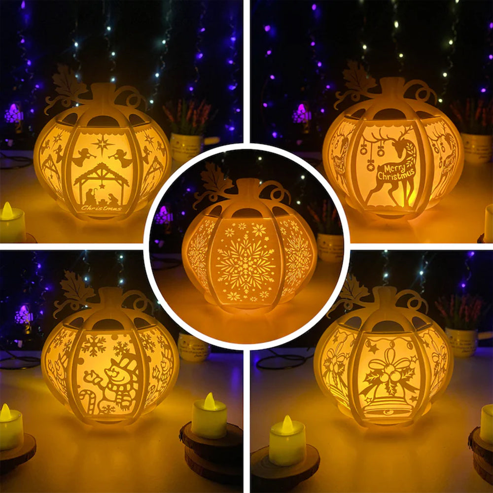 Harvest lantern designs for a Thanksgiving table