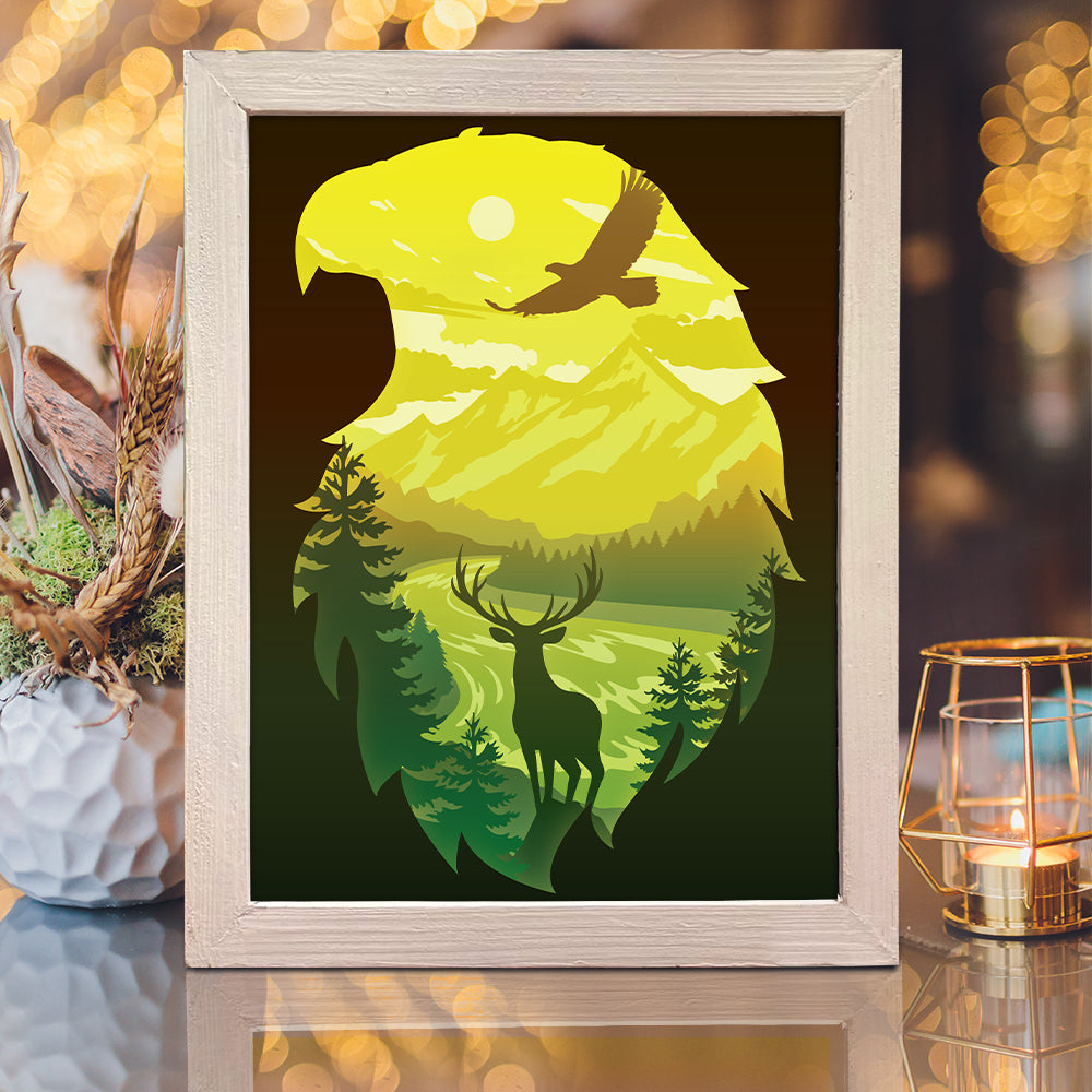 Animal light box design children can help assemble