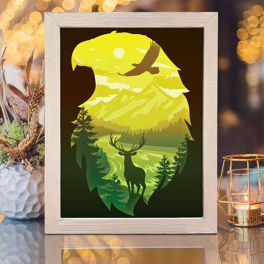 Animal light box design children can help assemble