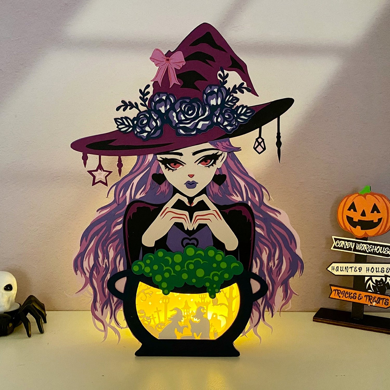 Halloween Light Box SVG