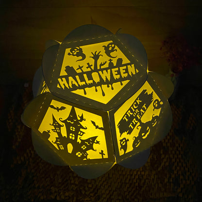 Halloween – 3D Lantern SVG File for Cricut & Silhouette