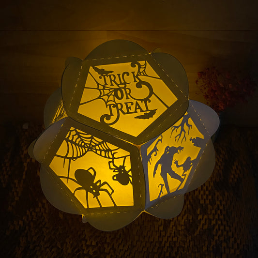 Halloween 4 - 3D Pentagon Lantern File - Cricut File - VEKTOR KRAFT