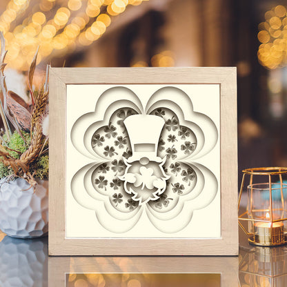 Patrick Day 2 – 3D Paper Cut Shadow Box File - Cricut File - (8x8 inches) - VEKTOR KRAFT
