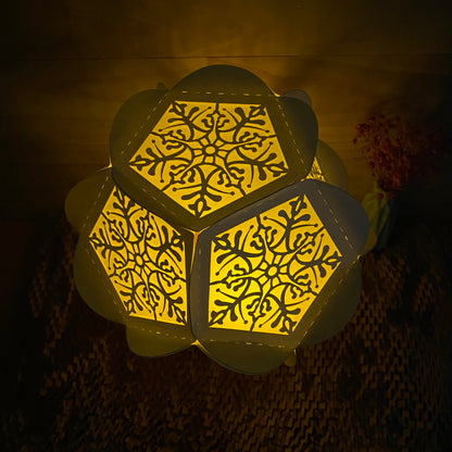 Snowflake – 3D Lantern SVG File for Cricut & Silhouette