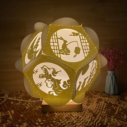 Mid Autumn – 3D Lantern SVG File for Cricut & Silhouette