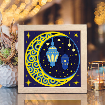 Ramadan 2 – 3D Paper Cut Shadow Box File - Cricut File - (8x8 inches) - VEKTOR KRAFT