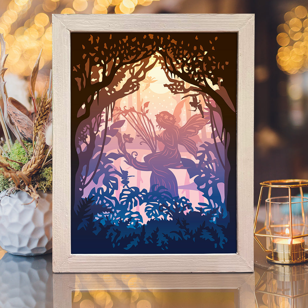 Fairy 1 – 3D Lightbox SVG File for Cricut & Silhouette