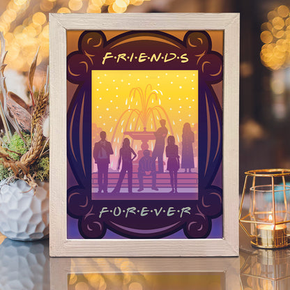 Friends Series – 3D Lightbox SVG File for Cricut & Silhouette