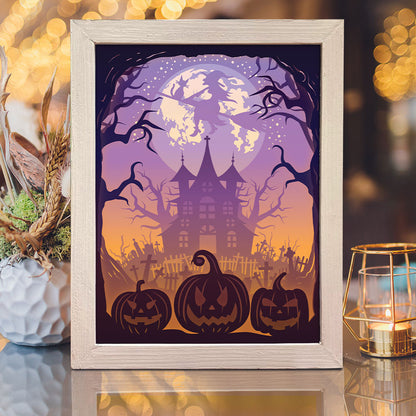 Halloween 3 – 3D Lightbox SVG File for Cricut & Silhouette