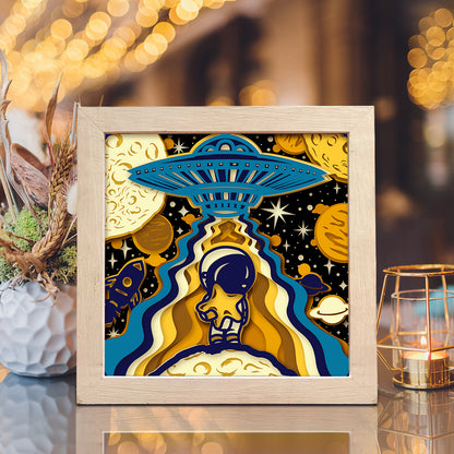 Universe – 3D Lightbox SVG File for Cricut & Silhouette
